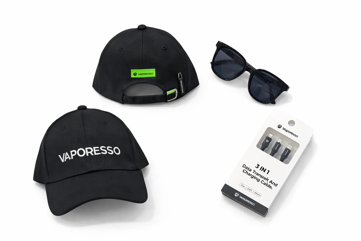 Kit Occhiali + Cap + Cavo usb 3 in 1